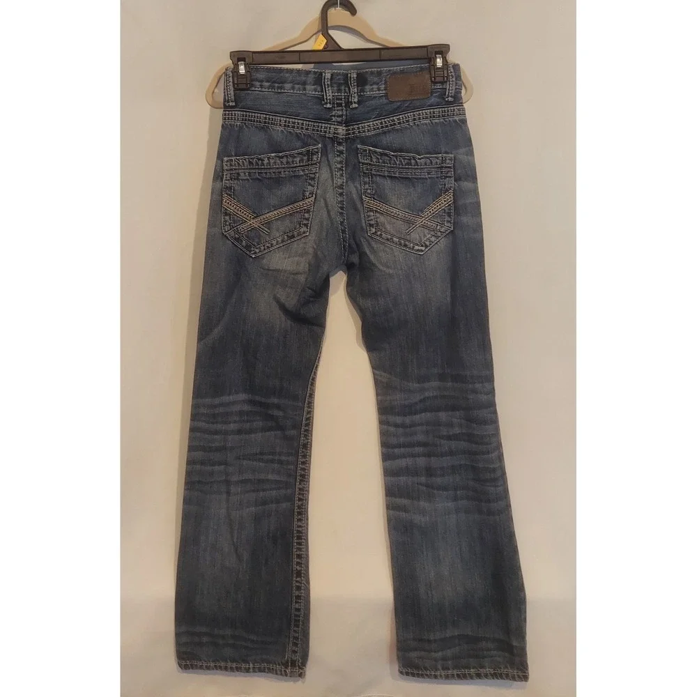 BKE Buckle Mens Jake 100% Cotton Straight Leg Medium Wash Jeans Size 30/31 (30R)